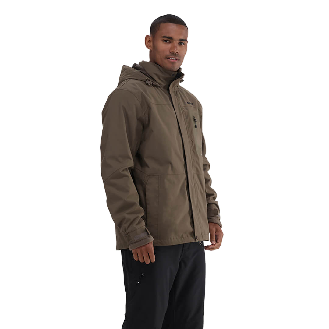 ジャケット・アウター BROOXON A.H 3in1 BIG COAT FleeceJacket Mens Apex 3-1 Jacket – Hi-Tec South Africa