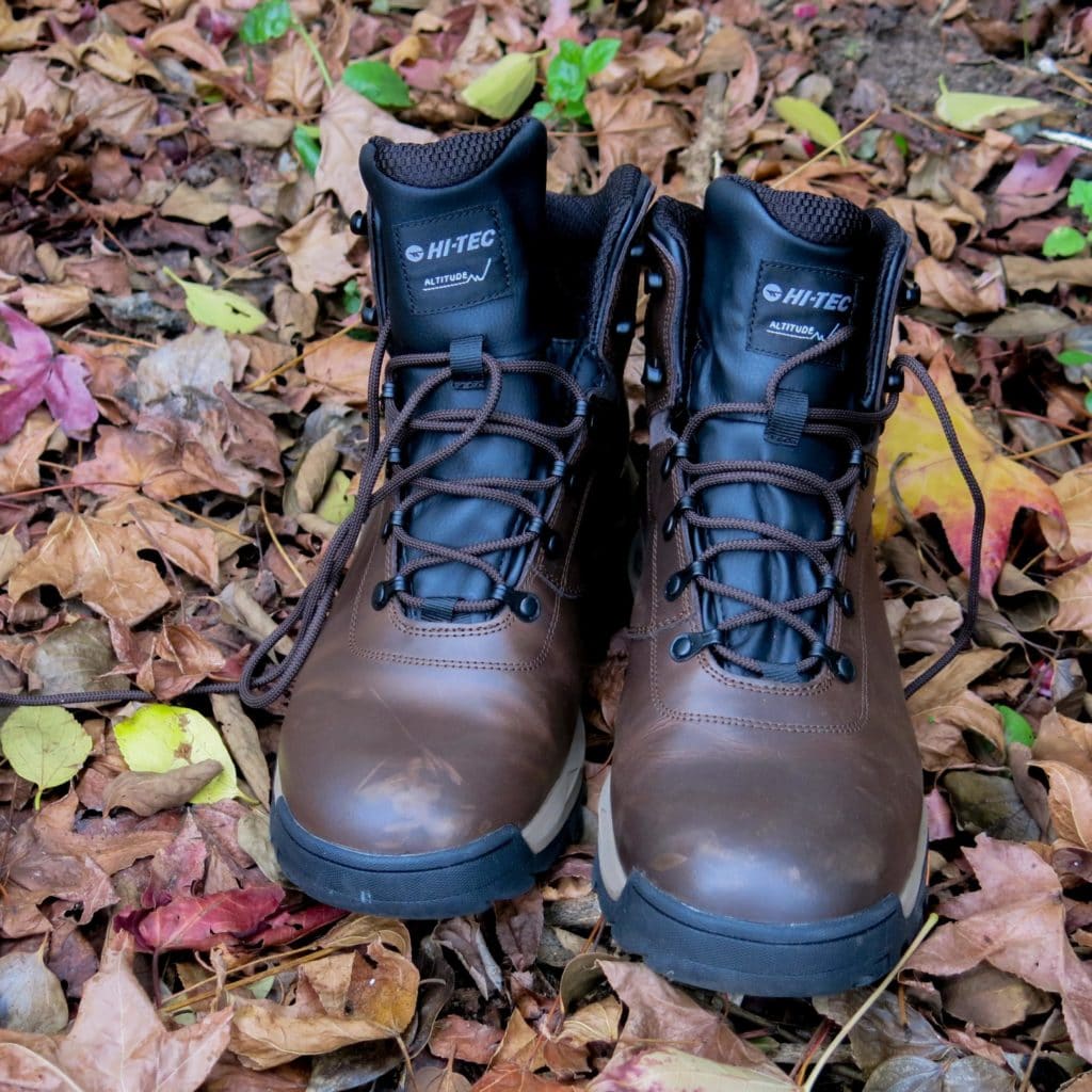 Hi-Tec Mens Altitude Infinity Mid Waterproof Walking Boots Brown Sports Outdoors